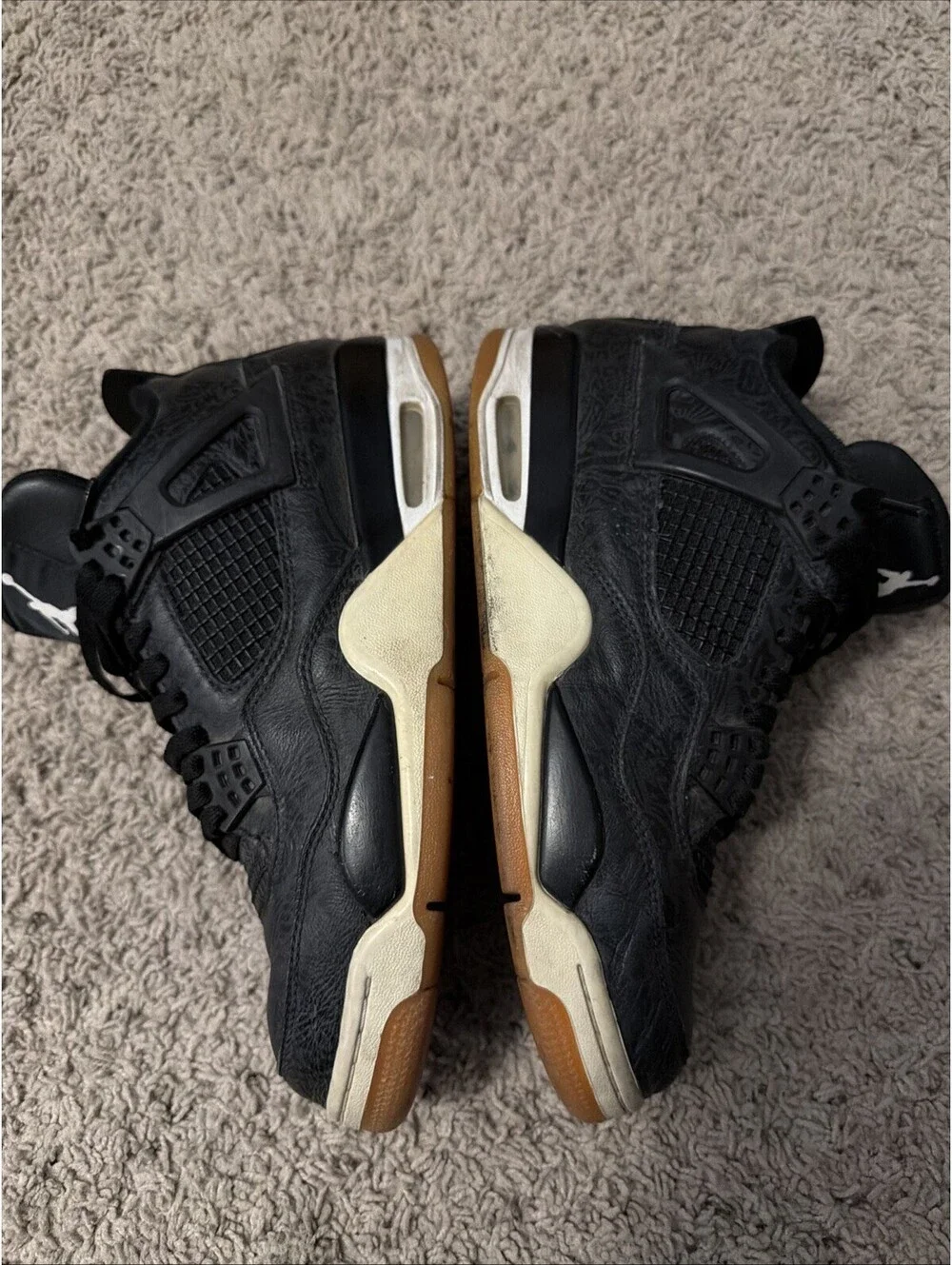 Nike Air Jordan Retro 4 SE 2018 Black/Laser Gum Brown Size 9 CL1184-011